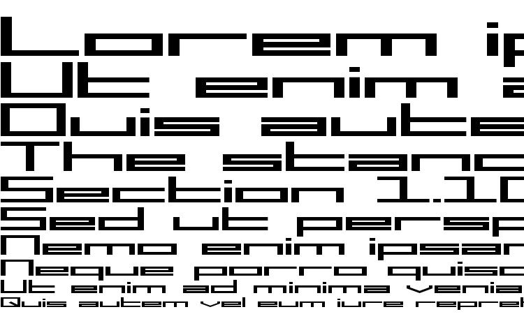 specimens SF Square Head Extended font, sample SF Square Head Extended font, an example of writing SF Square Head Extended font, review SF Square Head Extended font, preview SF Square Head Extended font, SF Square Head Extended font