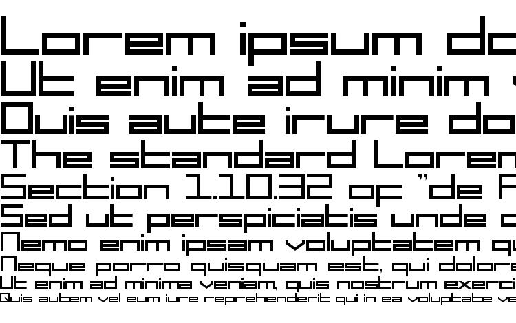 specimens SF Square Head font, sample SF Square Head font, an example of writing SF Square Head font, review SF Square Head font, preview SF Square Head font, SF Square Head font