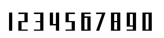 SF Square Root Extended Font, Number Fonts