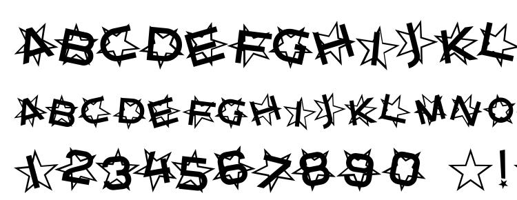glyphs SF Star Dust font, сharacters SF Star Dust font, symbols SF Star Dust font, character map SF Star Dust font, preview SF Star Dust font, abc SF Star Dust font, SF Star Dust font