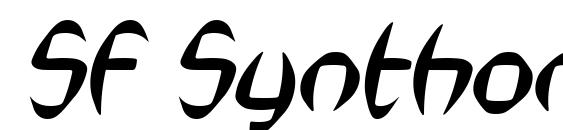 SF Synthonic Pop Oblique font, free SF Synthonic Pop Oblique font, preview SF Synthonic Pop Oblique font