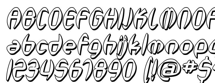глифы шрифта SF Synthonic Pop Shaded Oblique, символы шрифта SF Synthonic Pop Shaded Oblique, символьная карта шрифта SF Synthonic Pop Shaded Oblique, предварительный просмотр шрифта SF Synthonic Pop Shaded Oblique, алфавит шрифта SF Synthonic Pop Shaded Oblique, шрифт SF Synthonic Pop Shaded Oblique