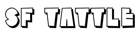 шрифт SF Tattle Tales Shadow, бесплатный шрифт SF Tattle Tales Shadow, предварительный просмотр шрифта SF Tattle Tales Shadow