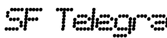 SF Telegraphic Bold Italic Font