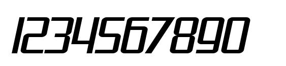 SF Theramin Gothic Condensed Oblique Font, Number Fonts