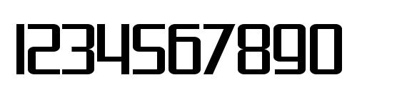 SF Theramin Gothic Condensed Font, Number Fonts