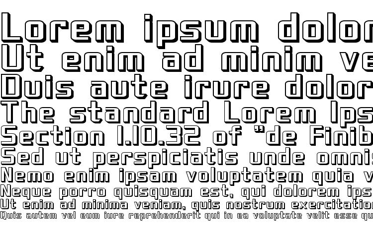 specimens SF Theramin Gothic Shaded font, sample SF Theramin Gothic Shaded font, an example of writing SF Theramin Gothic Shaded font, review SF Theramin Gothic Shaded font, preview SF Theramin Gothic Shaded font, SF Theramin Gothic Shaded font
