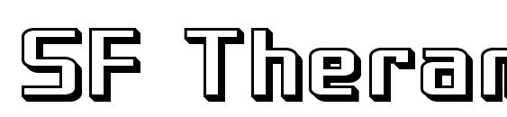 SF Theramin Gothic Shaded Font