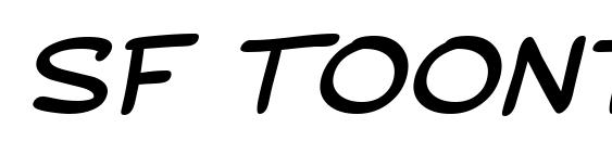 SF Toontime Extended Italic Font