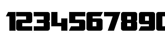 SF TransRobotics Bold Font, Number Fonts