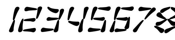 SF Wasabi Bold Italic Font, Number Fonts