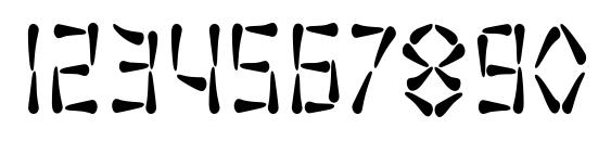 Шрифт SF Wasabi Condensed, Шрифты для цифр и чисел
