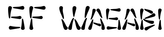 SF Wasabi font, free SF Wasabi font, preview SF Wasabi font