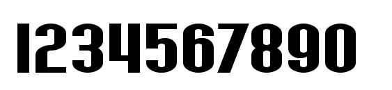 SF Willamette Extended Bold Font, Number Fonts