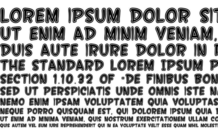 specimens SF Wonder Comic Inline font, sample SF Wonder Comic Inline font, an example of writing SF Wonder Comic Inline font, review SF Wonder Comic Inline font, preview SF Wonder Comic Inline font, SF Wonder Comic Inline font