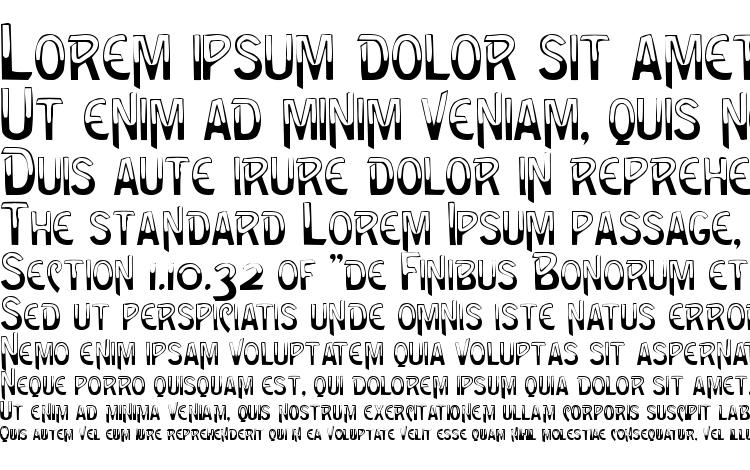 specimens Shadow Normal font, sample Shadow Normal font, an example of writing Shadow Normal font, review Shadow Normal font, preview Shadow Normal font, Shadow Normal font