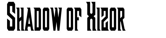 Shadow of Xizor font, free Shadow of Xizor font, preview Shadow of Xizor font