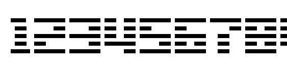 Shakagraphics 01 Font, Number Fonts