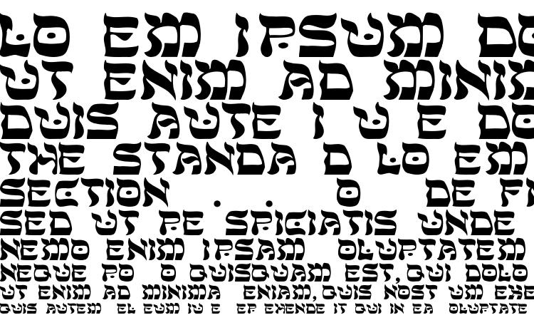 specimens Shalom Light font, sample Shalom Light font, an example of writing Shalom Light font, review Shalom Light font, preview Shalom Light font, Shalom Light font