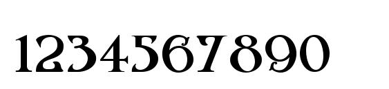 Шрифт Shangri La NF, Шрифты для цифр и чисел