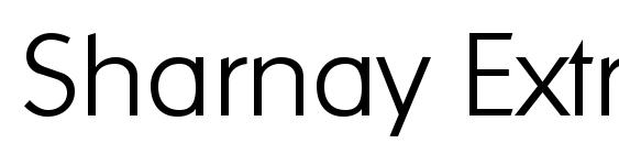 Sharnay Extralight Font