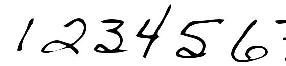 Sharon Regular Font, Number Fonts
