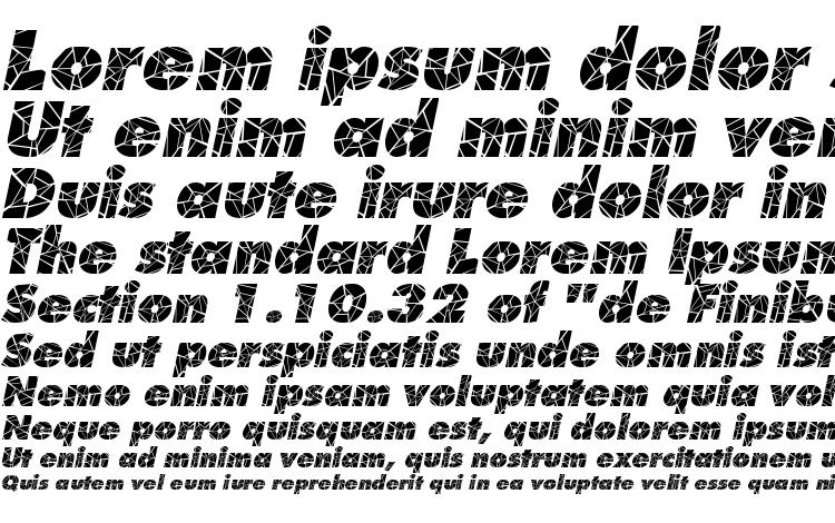 specimens Shatter Italic font, sample Shatter Italic font, an example of writing Shatter Italic font, review Shatter Italic font, preview Shatter Italic font, Shatter Italic font