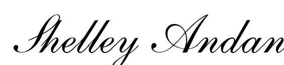 шрифт Shelley Andante BT, бесплатный шрифт Shelley Andante BT, предварительный просмотр шрифта Shelley Andante BT