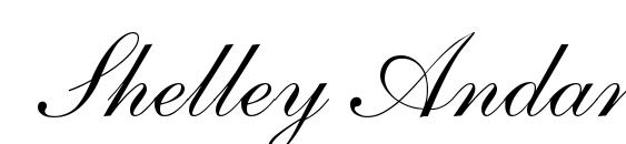 Shelley AndanteScript font, free Shelley AndanteScript font, preview Shelley AndanteScript font