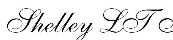 Шрифт Shelley LT Allegro Script