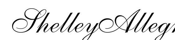 ShelleyAllegroScript Font