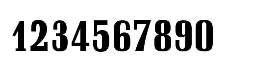 Sheridan Regular Font, Number Fonts