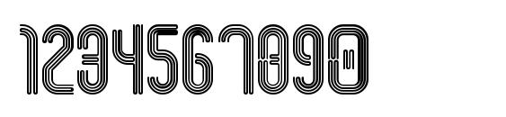 ShineOn Font, Number Fonts