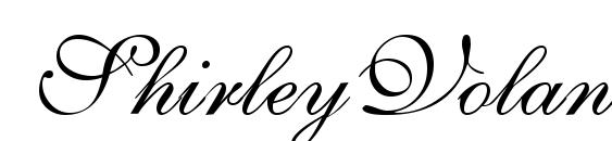 ShirleyVolante Regular DB font, free ShirleyVolante Regular DB font, preview ShirleyVolante Regular DB font