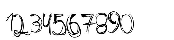 Shockheaded Font, Number Fonts