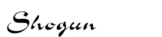 Shogun font, free Shogun font, preview Shogun font