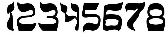 Sholom Font, Number Fonts