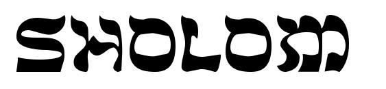Sholom font, free Sholom font, preview Sholom font
