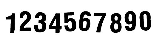 Shoplifter Font, Number Fonts