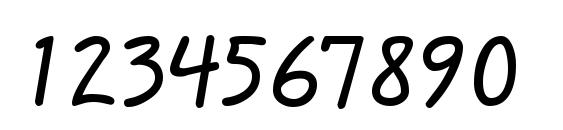 Short Hand Normal Font, Number Fonts