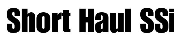 шрифт Short Haul SSi, бесплатный шрифт Short Haul SSi, предварительный просмотр шрифта Short Haul SSi