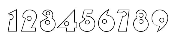 ShotShell Open Font, Number Fonts