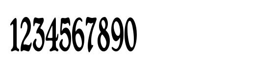 ShrewsburyCondensed Font, Number Fonts