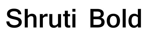 Shruti Bold Font