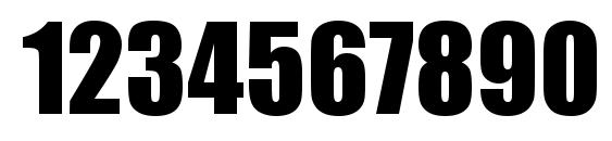 SI Font Font, Number Fonts