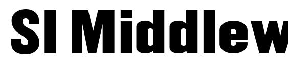 SI MiddleweightA font, free SI MiddleweightA font, preview SI MiddleweightA font