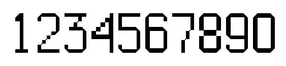 SI Tab Font, Number Fonts