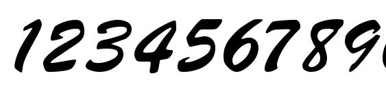 Signature Regular Font, Number Fonts