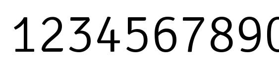 Signika Negative Light Font, Number Fonts