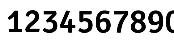 Signika Negative Semibold Font, Number Fonts